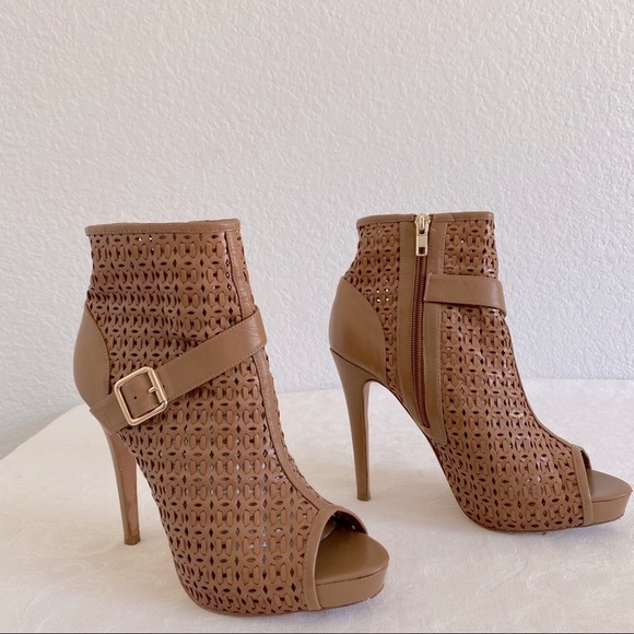 alegandra G side zip woven buckle ankle boots - Picture 2 of 10